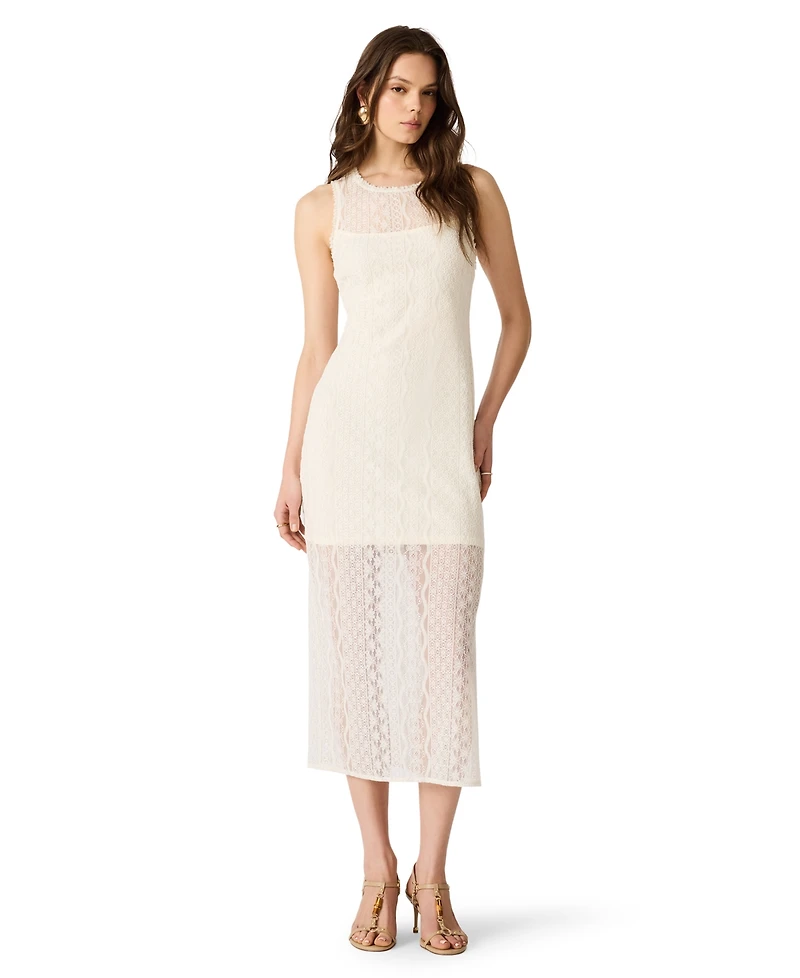 Steve Madden Women's Nyssa Crewneck Sleeveless Bodycon Dress