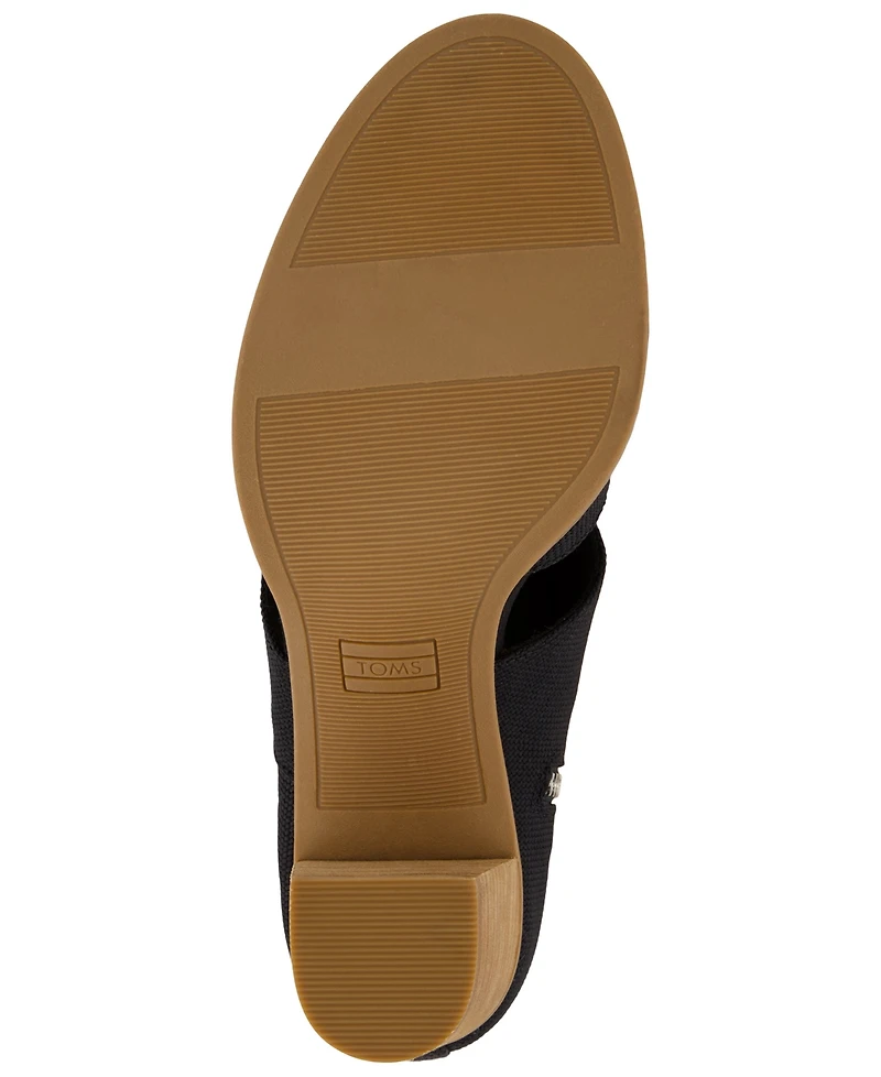 Toms Women's Milan Nova Block Heel Dress Pumps