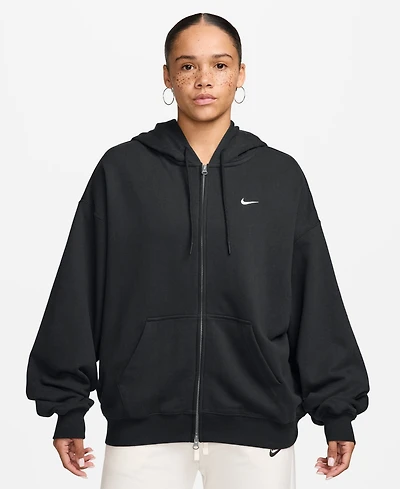 Nike Studio Fleece Women's Light Weight Oversized Full-Zip Hoodie