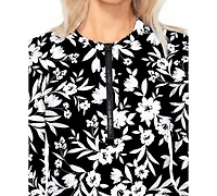 Island Escape Women's Half-Zip Rash Guard