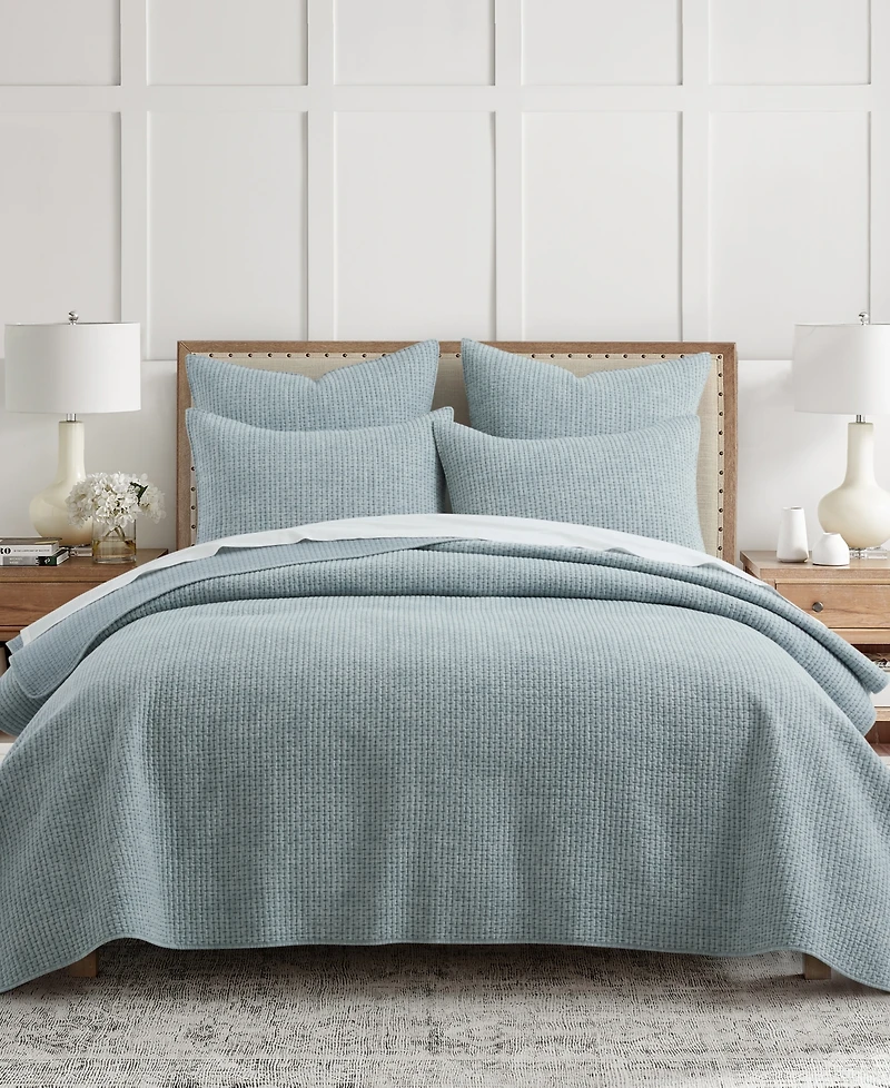 Levtex Home Pick-Stitch Artisan Textured 3-Piece Quilt Set, King/California King