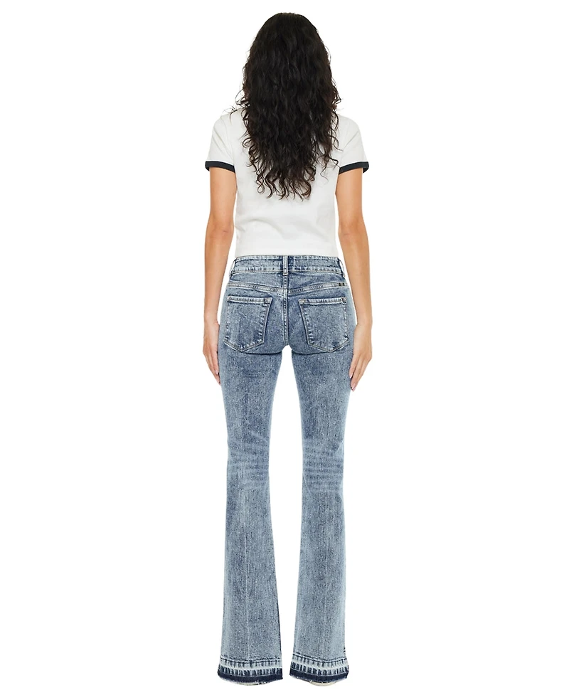KanCan Women's Maizie Mid Rise Bootcut Jeans