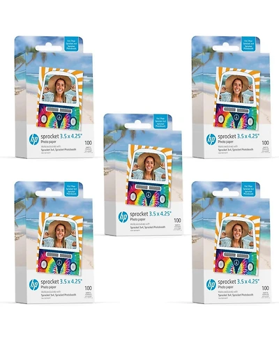 Hp 3.5" x 4.25" Sticky-Backed Zink Photo Paper (-Pack