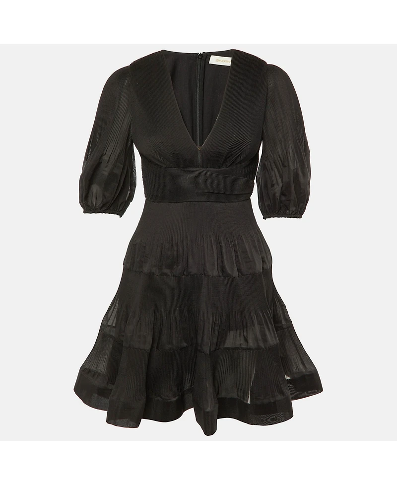 Pre-Owned Zimmermann Women's Pre-Owned Zimmerman Plisse Mini Dress