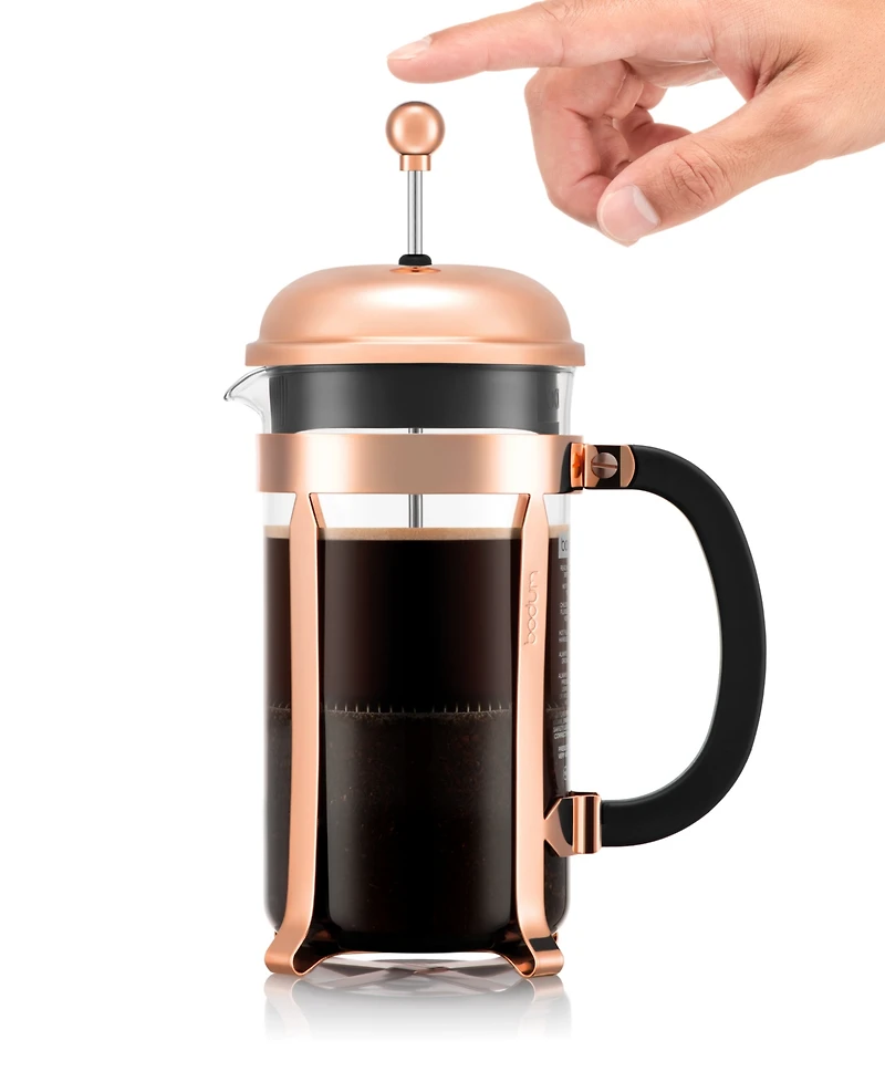 Bodum Classic Chambord Copper 8 Cup French Press Coffee Maker
