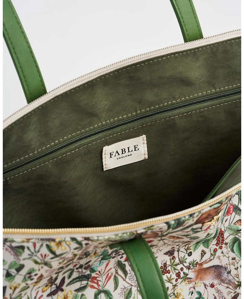 Fable England Women's Cire Garden Floral Printed Grab Tote