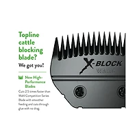 Wahl Professional Animal X-Block Ultimate Competition Series Detachable Blade for Cattle and Sheep