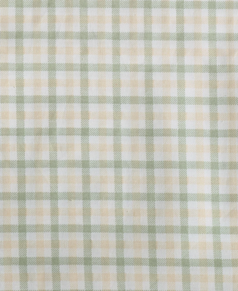 Nautica Calm Seas Gingham 200-Thread Count Cotton Percale 3-Pc. Sheet Set