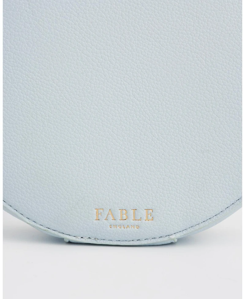 Fable England Women's Floral Posy Embroidered Circle Bag