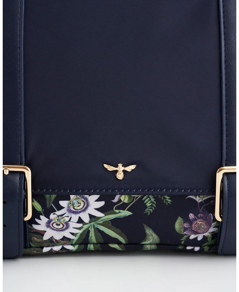 Fable England Women's Passion Flower Printed Satchel