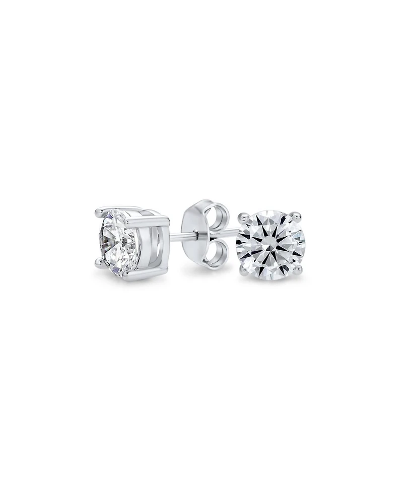 Bling Jewelry Love Is a Journey Cz Pendant Necklace and Stud Earrings Bridal Jewelry Set