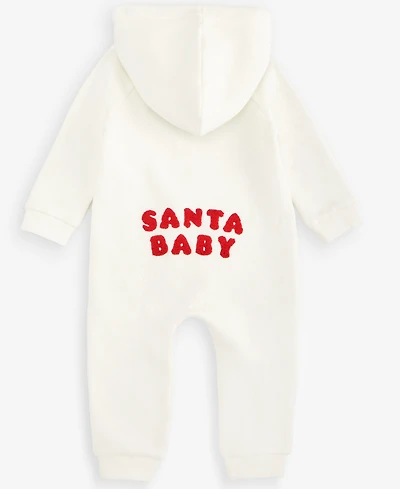 First Impressions Baby 0M-24M Hooded Santa Coverall, Macy's Exclusive