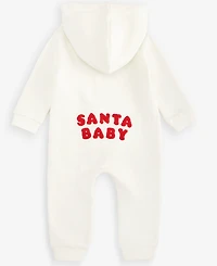 First Impressions Baby 0M-24M Hooded Santa Coverall, Macy's Exclusive