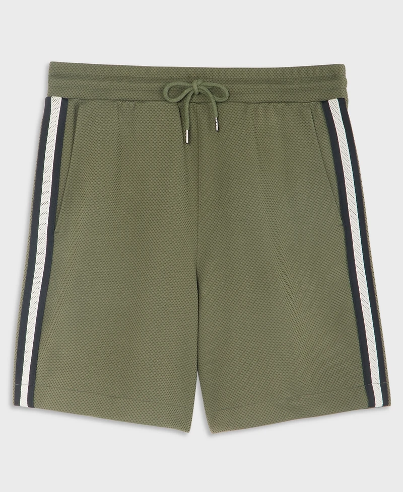 Mode of One Men's Sport Mesh Striped 7" Drawstring Shorts, Macy's Exclusive