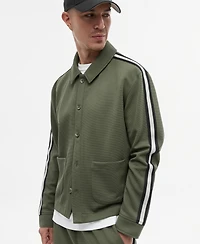 Mode of One Men's Sport Mesh Striped Jacket, Macy's Exclusive