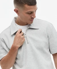 Mode of One Men's Quarter-Zip Sweatshirt Polo, Macy's Exclusive