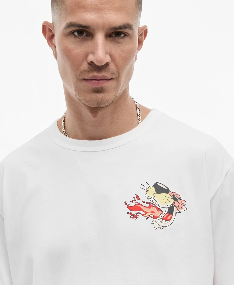 Mode of One Men's Flamin' Hot Cheetohs Graphic T-Shirt, Macy's Exclusive