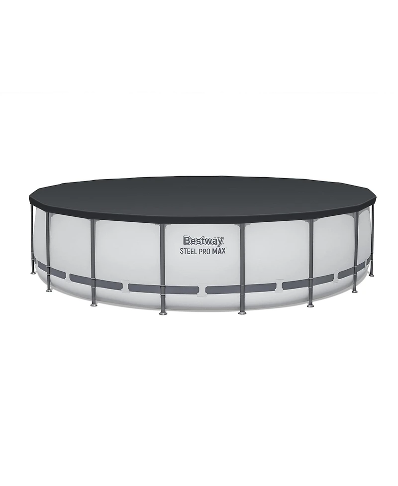 Bestway Steel Pro Max 18'x48" Round Above Ground Swimming Pool with Pump & Cover