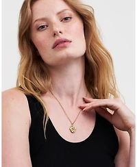 Fable England Robin & Blackberry Gold Locket Chain Necklace