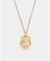 Fable England J Initial Jasmine Spinner Chain Necklace