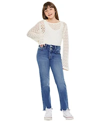 KanCan Big Girls Girsl High Rise Slim Straight Jeans