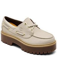 Timberland Women's Stone Street Platform Boat Shoes from Finish Line
