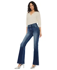 KanCan Women's Michelle High Rise Flare Jeans