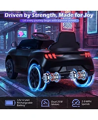 Slickblue 12V Battery Powered Kids Ride On Car with Parent Control and Horn