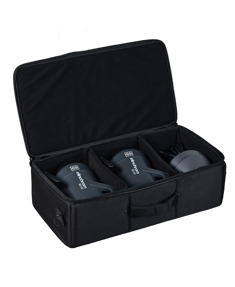 Elinchrom Elc 500/500 Studio Monolight Dual Kit with Reflectors and Case