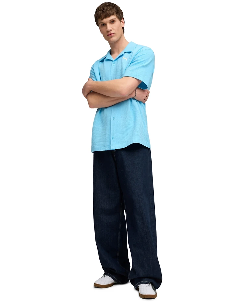Puma Men's Essential Elevated Regular-Fit Shirt