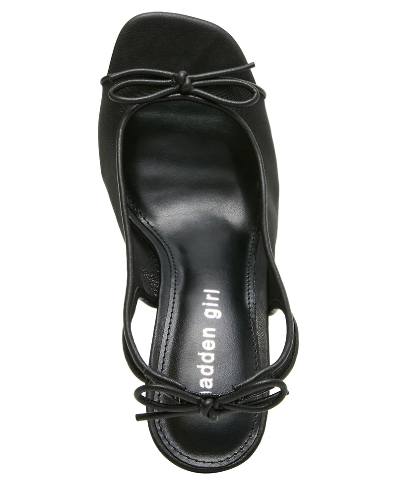Madden Girl Women's Gala Slingback Bow Sandals