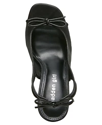 Madden Girl Women's Gala Slingback Bow Sandals