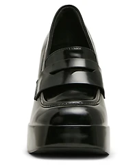 Madden Girl Women's Rudy Hi Platform Loafer Pumps