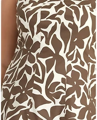 Estelle Plus Sylvia Square-Neck Midi Dress