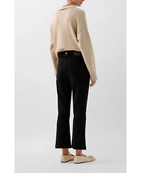 Scalpers Women's Ankle Beads Denim Pant