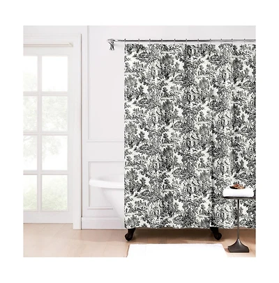 Ellis Curtain Victoria Park Toile Precise Patterned High Quality Waterproof Bathroom Shower Curtain