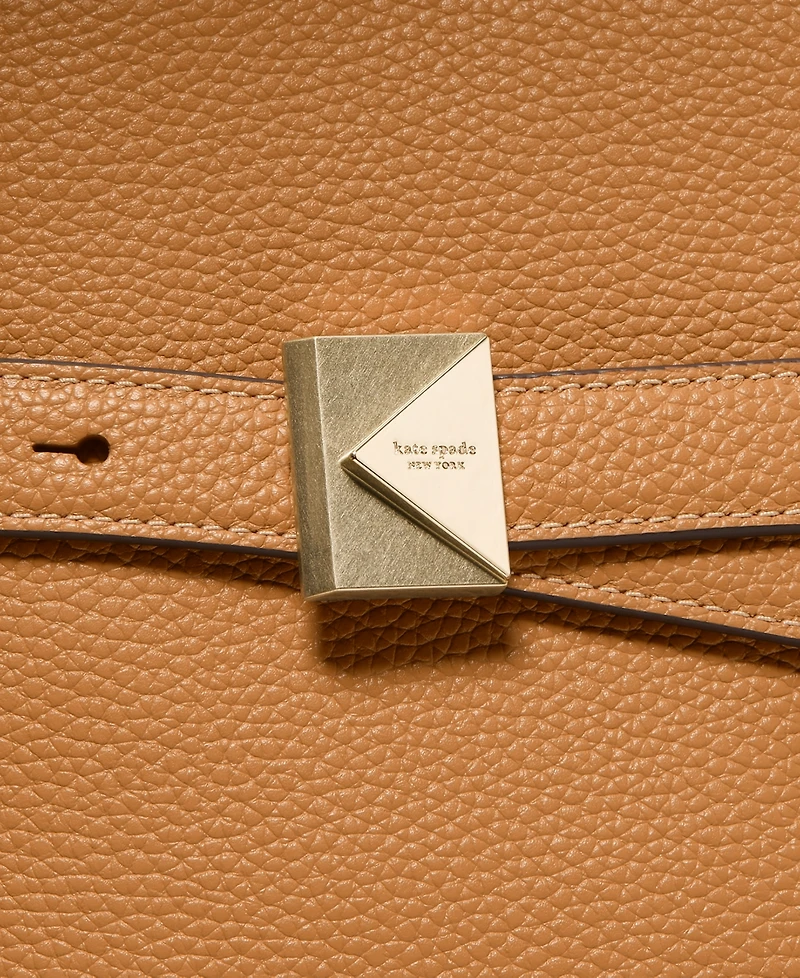 kate spade new york Deco Large Pebbled Leather Satchel