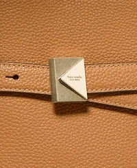 kate spade new york Deco Large Pebbled Leather Satchel