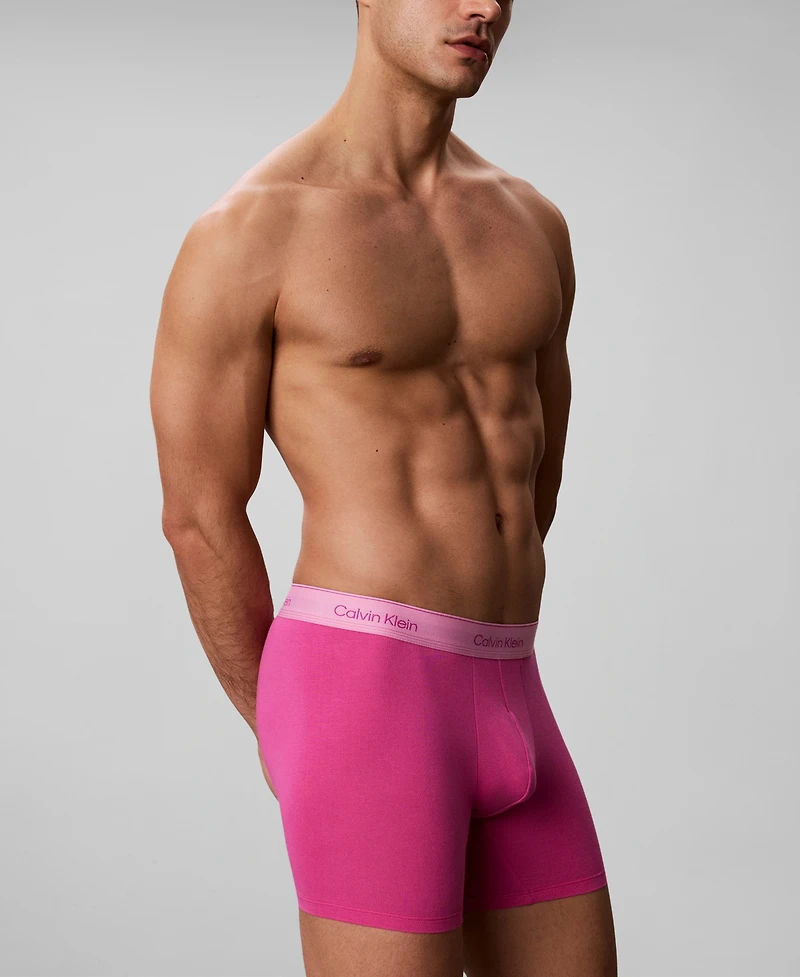 Calvin Klein Men's Icon Cotton Stretch Boxer Briefs, 5-Pack
