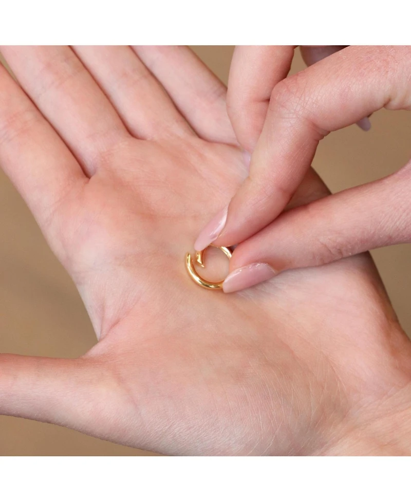 The Lovery Classic Charm Holder 14K Gold Plated Sterling Silver