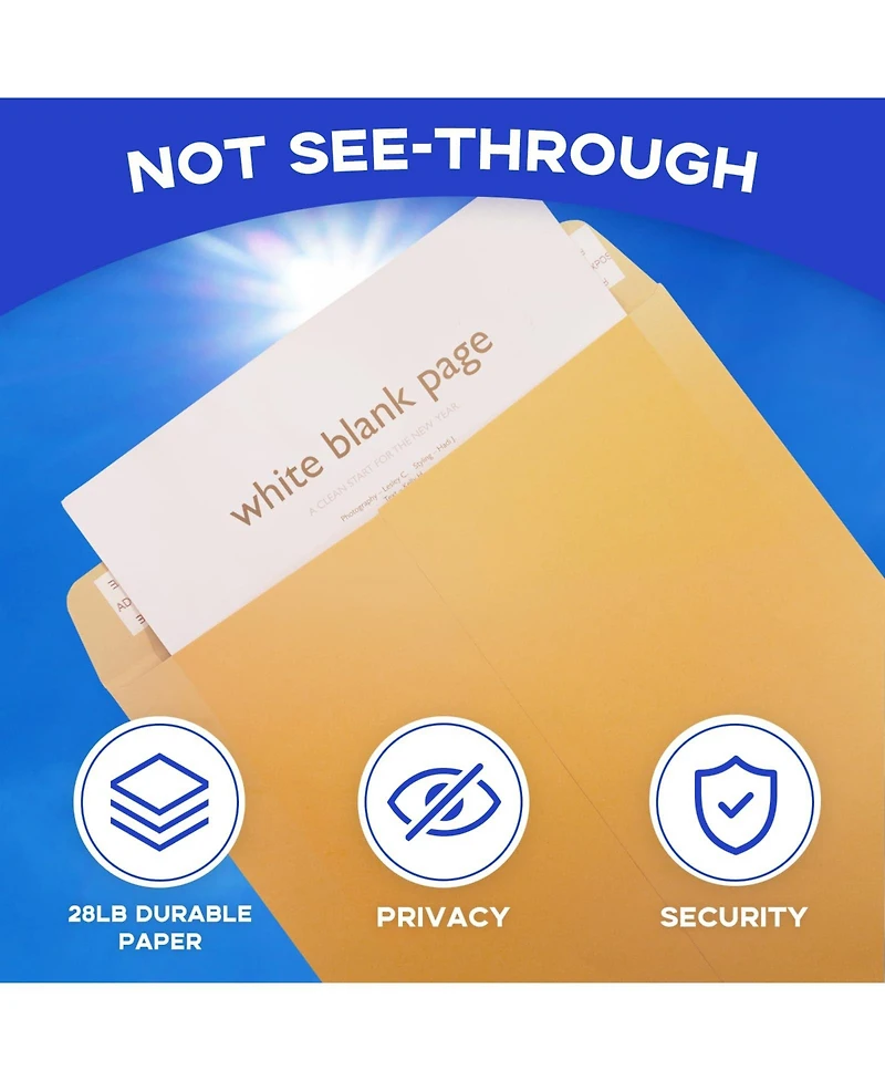 Gnuadz Manila Envelopes Self Seal Catalog Mailing Letter