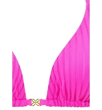 Lascana Women's Ribbed Triangle Bikini Swimsuit Top Bra Sizing