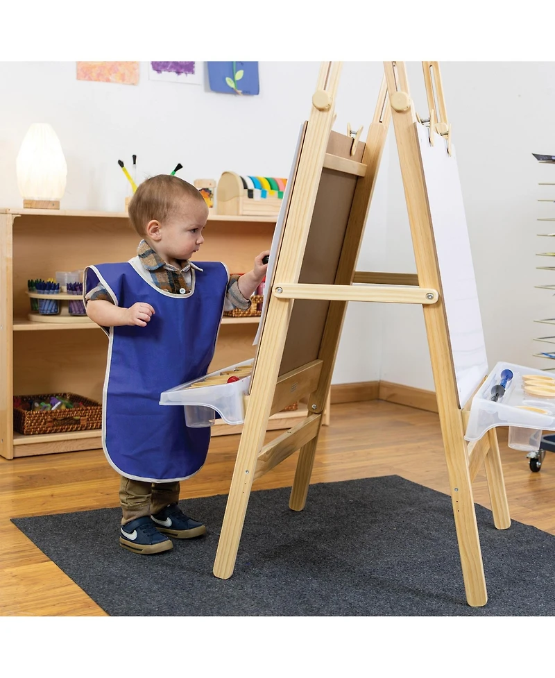 Kaplan Early Learning Company Toddler Sleeveless Aprons - Set of 4