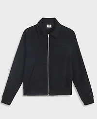 Mode of One Men's Relaxed-Fit Sweatshirt-Knit Jacket, Macy's Exclusive