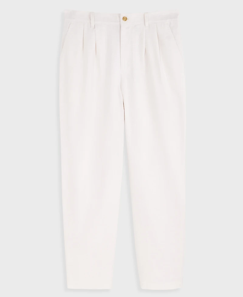 Mode of One Men's Relaxed-Fit Oxford Linen-Blend Pants, Macy's Exclusive