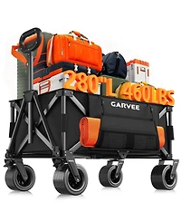gaomon 460LBS Weight Capacity Foldable Wagon Carts for Outdoor Storage, Groceries, Shopping, Camping, Sports