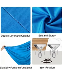 gaomon Sensory Swing for Kids and Adults, Indoor Sensory Swing for Hug Like Calming Effect, Double Layered Soft Fabric and Heavy Duty Hardware