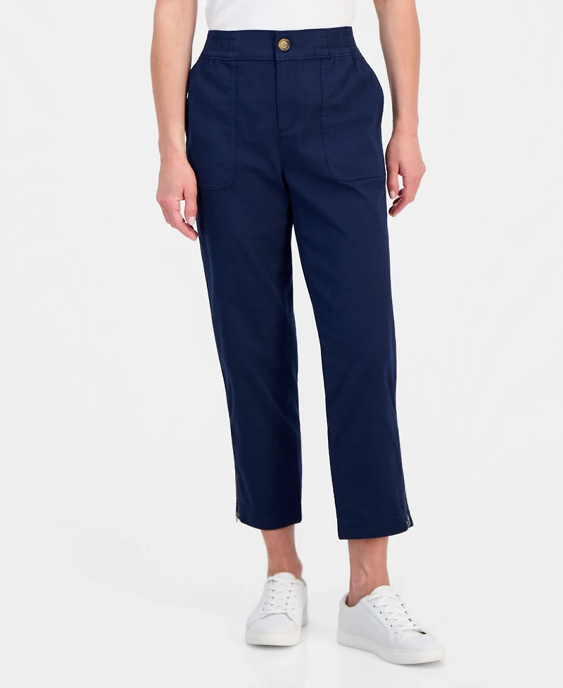 Style & Co Petite High-Rise Crop Pants, Macy's Exclusive