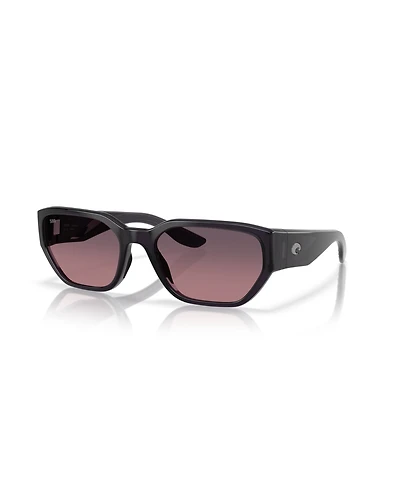 Costa Del Mar Unisex Polarized Rectangle Sunglasses, Clemente 6S9125