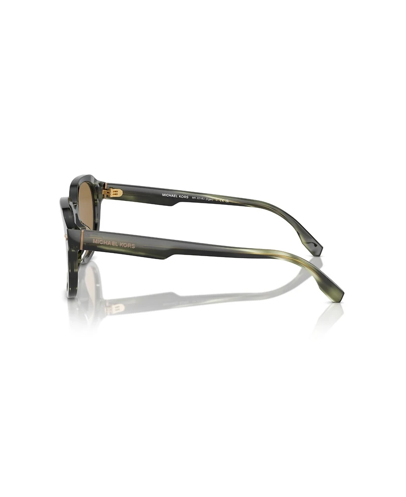 Michael Kors Men's Round Sunglasses, Eger MK2216U